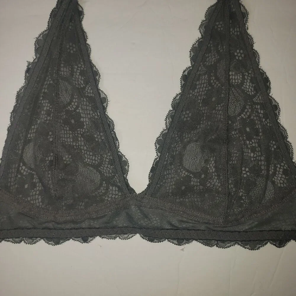 INTIMATELY FREE Free People Bralette Gray Womens Size Medium